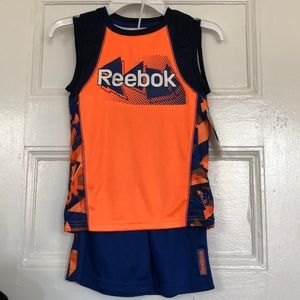 2pc set Reebok tank top and shorts
